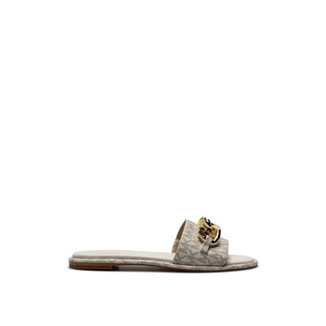 michael kors teenslippers dames|michael kors ladies slides.